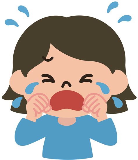 clipart woman crying