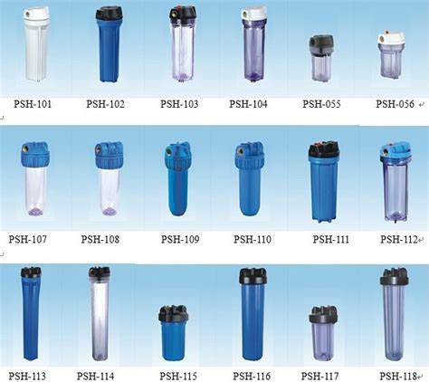 Home water filters are useful to drink pure on counter part portable water filters helps you while you are going abroad; 10 Inch 20 Inch Plastic Clear Water Filter Cartridge ...