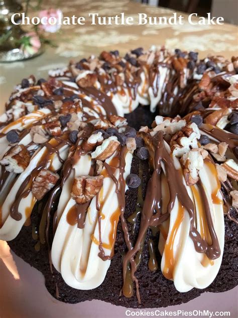 Make a bundt cake for the ultimate centrepiece dessert. Chocolate Turtle Bundt Cake | Turtle bundt cake recipe, Mini bundt cakes recipes, Mini bundt cakes