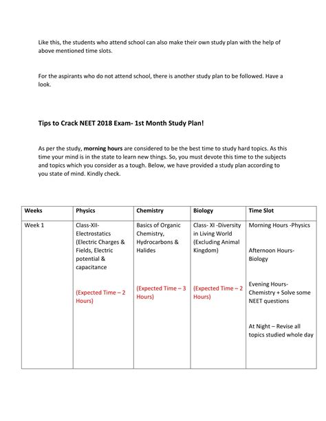 Study Plan Template For Students Best Of 9 Study Plan Templates And