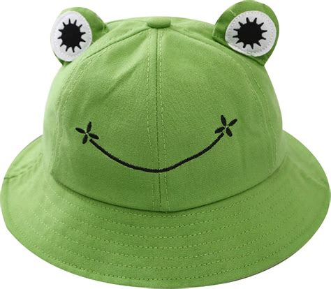 Meliya Bucket Sun Hat For Children And Adults Cute Frog Bucket Hat
