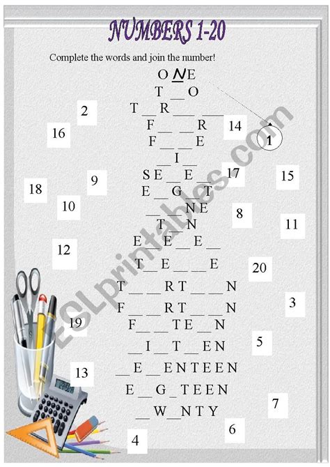 Number Words 11 20 Worksheets Tree Valley Academy Spelling Numbers