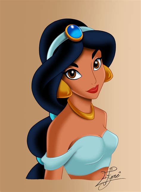 Walt Disney Jasmine By Efyme Disney Jasmine Disney Princess Art