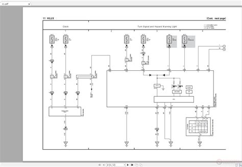 A wiring diagram is a simplified conventional pictorial representation of an electrical circuit. Toyota Hilux 2016-2019 Electrical Wiring Diagram | Auto Repair Manual Forum - Heavy Equipment ...