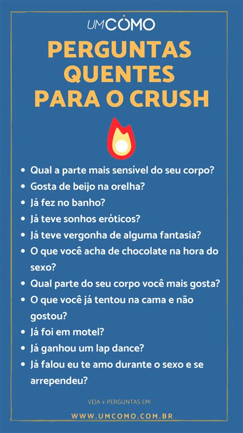 Perguntas Aleatórias Para O Crush 18 IncluÍdas