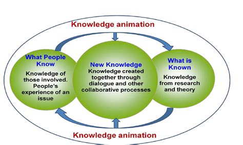 Creating New Knowledge Through Knowledge Animation A Tentative Model