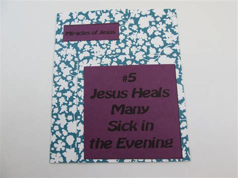 5 Jesus Heals Many Sick In The Evening Bible Crafts For Kids