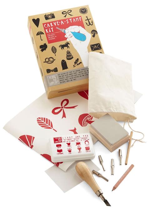 Carve Your Own Rubber Stamps With This Awesome Diy Kit