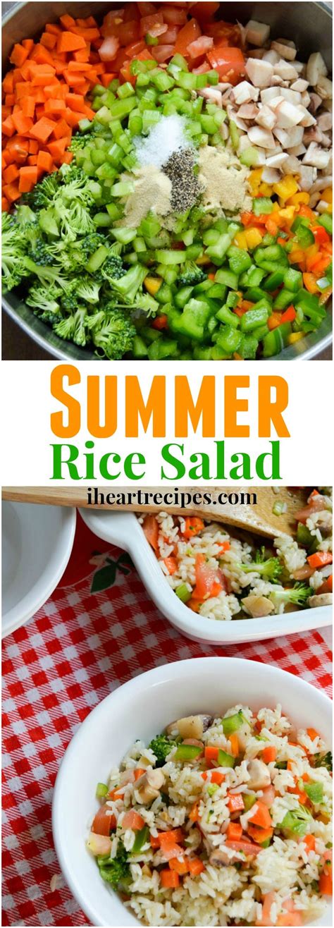Summer Rice Salad I Heart Recipes Light Salad Recipes Summer Salad