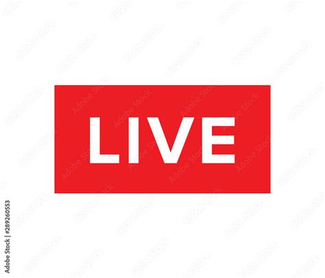 Vetor De Live Stream Sign Emblem Logo Vector Illustration Social
