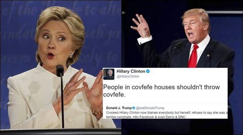 Hillary Clintons ‘covfefe Reply To Trumps ‘crooked Hillary Remark