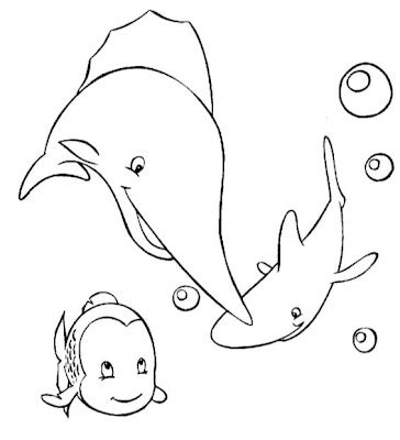Print Desenhos Desenho De Animais Marinhos Para Colorir Desenho De