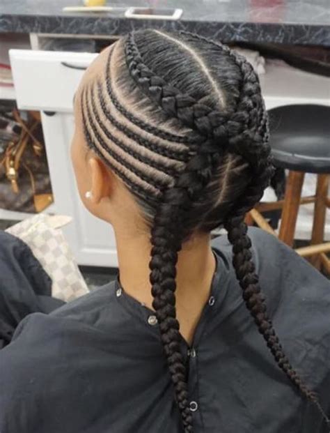 This is a great hairstyle that can look both casual and formal, depending on the accessories and the. 20 Best African American Braided Hairstyles for Women 2017 ...