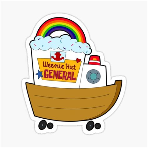 Weenie Hut General Sticker For Sale By Aidanwells Redbubble