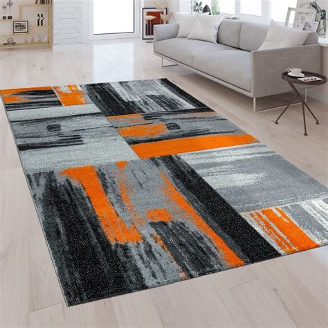 Schlicht und dennoch etwas besonderes, so lässt sich unser teppich modern art am besten beschreiben. Moderner Kurzflorteppich Brush Style Orange | Teppich ...