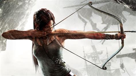 Lara Croft Bow Weapon Tomb Raider 2013 Wallpaper 2769417