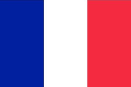 Francja kolorowe pociągnięcia pędzlem malowane kraj francuski flaga ikona. Obraz - Francja-flaga.jpg - Micropedia