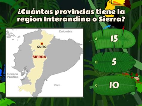 Provincias De La Regi N Natural Interandina O Sierra Cuestionario