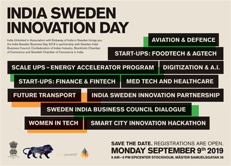 India Sweden Innovation Day India Unlimited