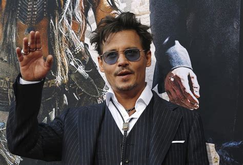 Johnny Depp Talks ‘the Lone Ranger On Jimmy Kimmel Live And Kisses