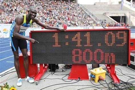 The first world record in the 400 m for men was recognized by the international amateur athletics federation, now known as the international association of athletics federations, in 1912. AdrianSprints.com: David Rudisha Breaks 800m World Record ...