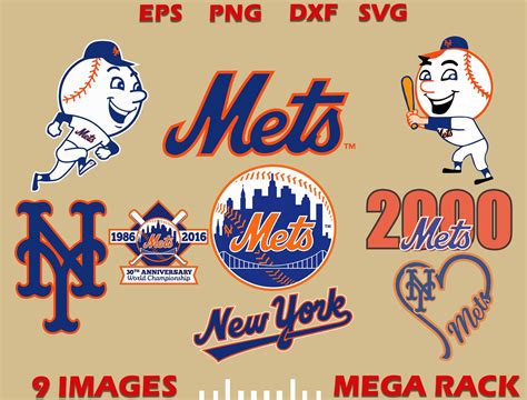 Mlb New York Mets Svg Logo Mlb Football Svg Cut File For Etsy