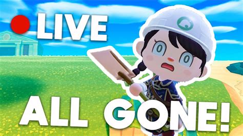 🔴live Ive Flattened My Entire Island Animal Crossing New Horizons