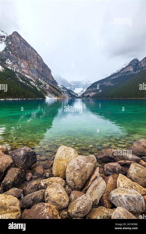 Lake Louise Banff National Park Alberta Canada Stock Photo Alamy