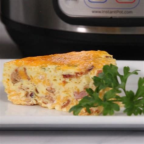 Crustless Meat Lovers Quiche Instant Pot Recipes