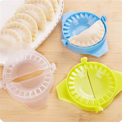 3pcset Dumplings Mold Jiaozi Maker Tool Dough Press Dumpling Pie