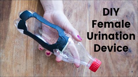 Female Urination Device In Use