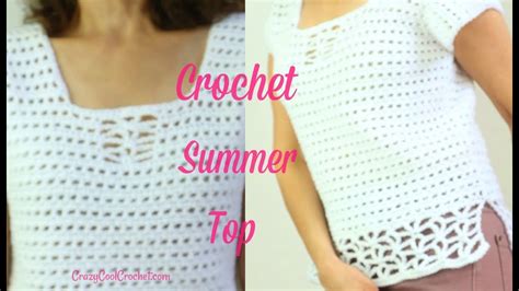 Crochet Breezy Summer Top Youtube