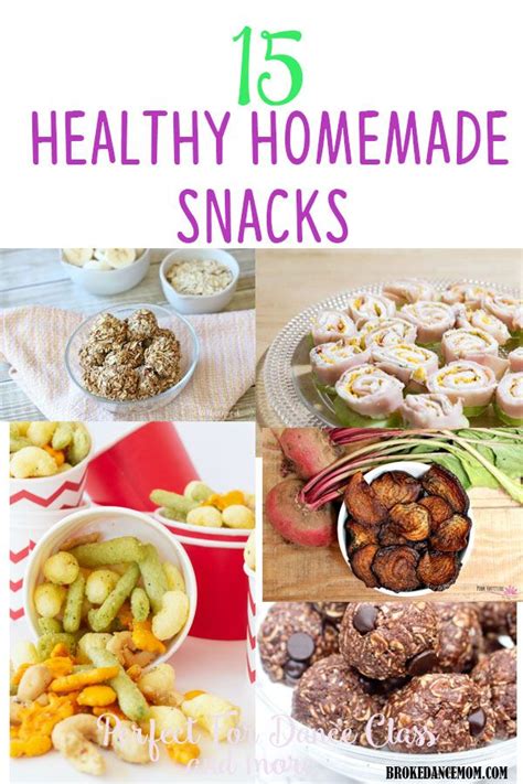 15 Homemade Dance Class Snacks Healthy Homemade Snacks Snacks