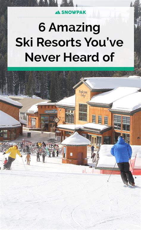 Amazing Ski Resorts You Ve Never Heard Of Ski Resort Resort Skiing
