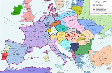A Map Of Europe In A Napoleonic Victory Scenario In 2022 Imaginary