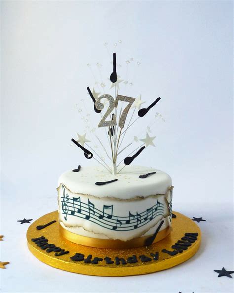 The funny songs for cake cutting may also describe your love but in a. Single tier Round Music Cake | Karen's Cakes