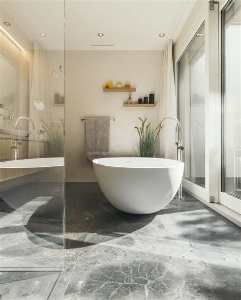 Wenn du einen neuen fußbodenbelag für die hygienischer, rutschfester bodenbelag fürs bad. Der Bodenbelag im Naturstein Badezimmer wurde mit Infinity ...