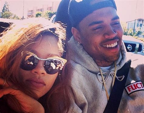 rihanna and chris brown put on a united front on april 10 2013 in the form of a cozy instagram