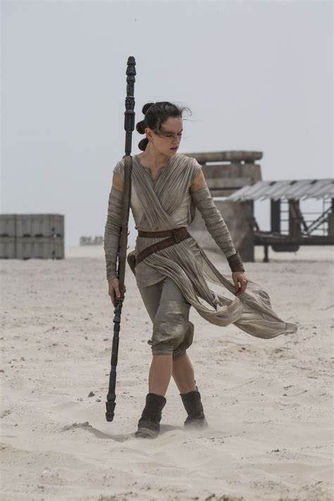 Daisy Ridley Star Wars The Force Awakens Poster And Photos 2015