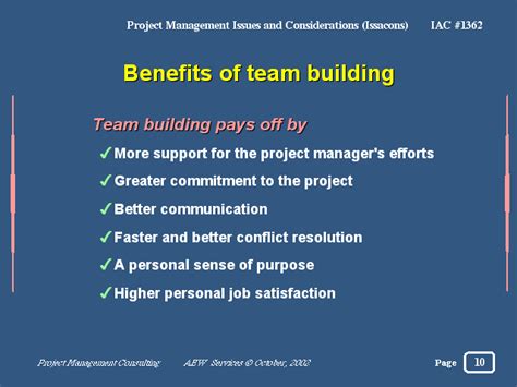 Benefits Of Team Building