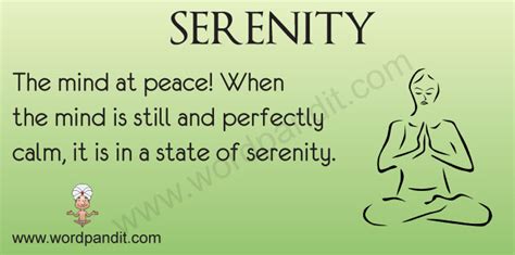Meaning Of Serenity