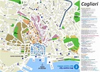 Cagliari Tourist Attractions Map - Ontheworldmap.com