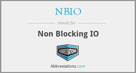 Nbio Non Blocking Io
