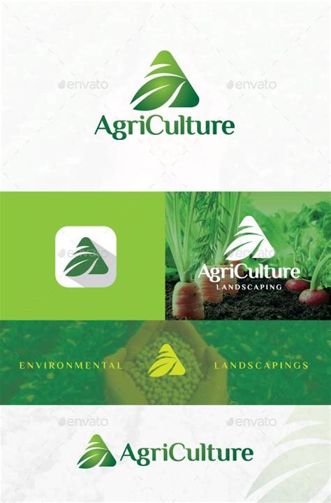 Agriculture Farm Logo Design Template Vector Logotype