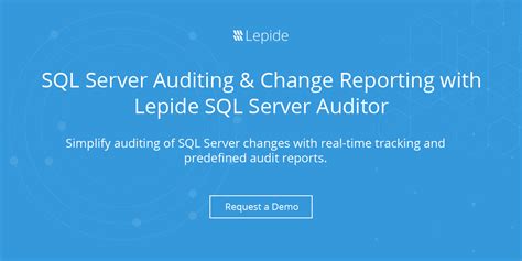 SQL Server Auditing Tool Lepide Auditor