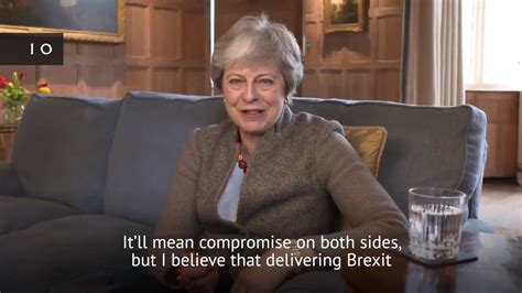 Theresa May Delivers A Statement On Brexit Youtube