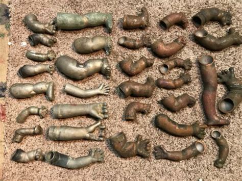 33 antique metal doll molds copper and metal doll molds arms and legs vintage parts antique price