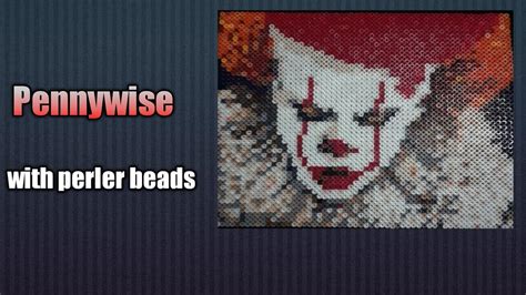 Pennywise With Perler Beads Youtube