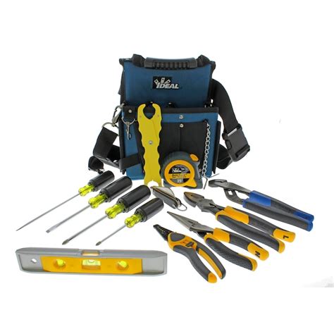 Ideal 13 Piece Journeyman Electrical Kit Electricians Tool Kit 10 18
