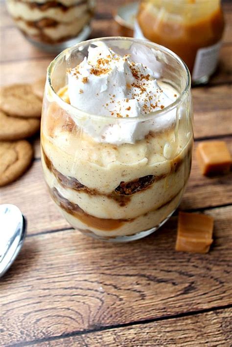 Billows of vanilla whipped cream and a dusting of cocoa powder make the perfect final flourish. Vanilla Pudding Caramel Trifles - Peppers of Key West